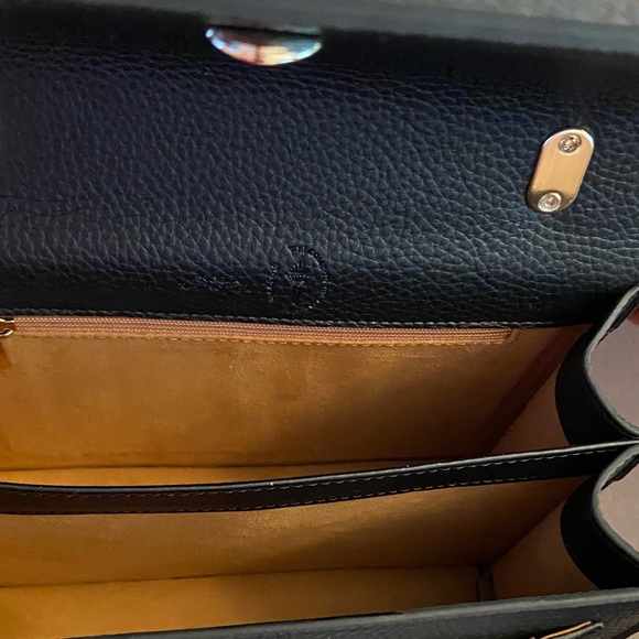 Angela Roi Eloise black vegan satchel crossbody - Picture 5 of 10